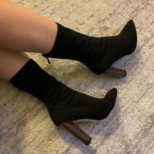 Yeezy Inspired Black Booties